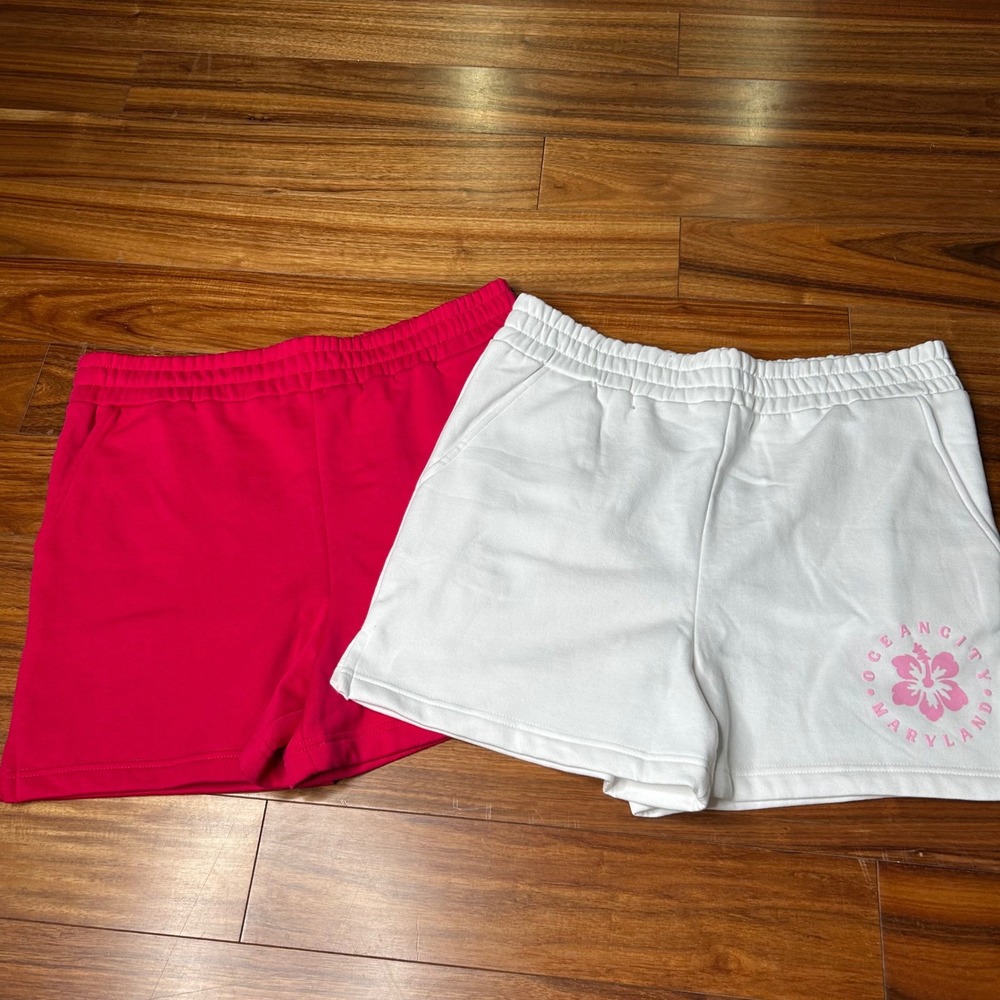Sunsations Ocean City Maryland Shorts Women's XL Lounge Casual Comfy 2 pair‎